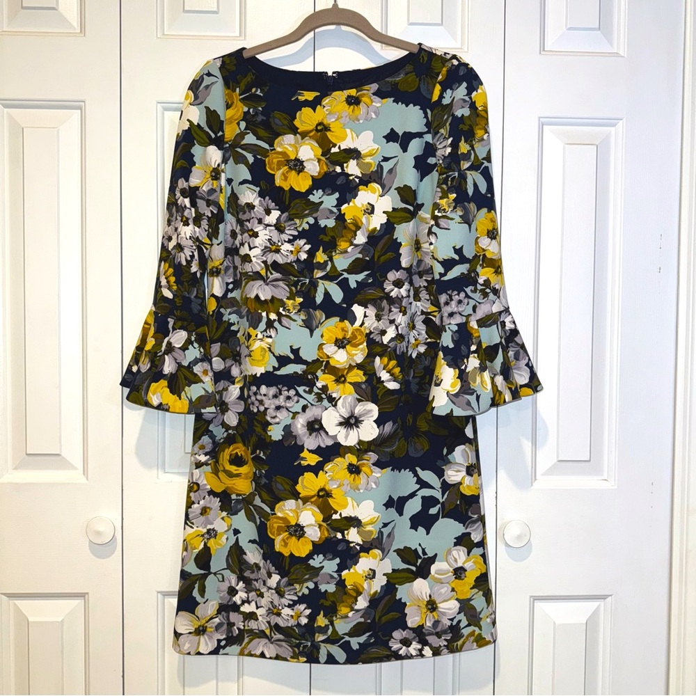 Nine West Bell Sleeve Knee Length Dress